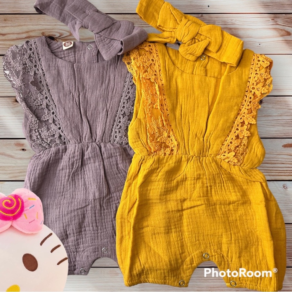 🌸3/$12,Bundle 2 of girl’s jumper 0-3 months new